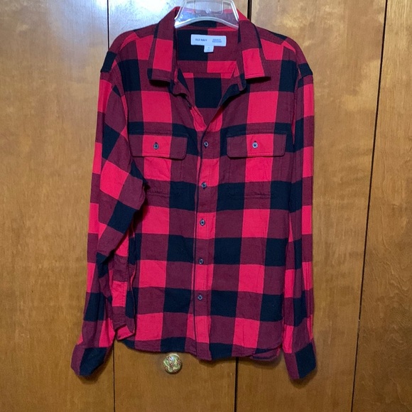 Old Navy Other - Old Navy - Men’s Plaid ,Thin Flannel Long Sleeve Shirt (XL)